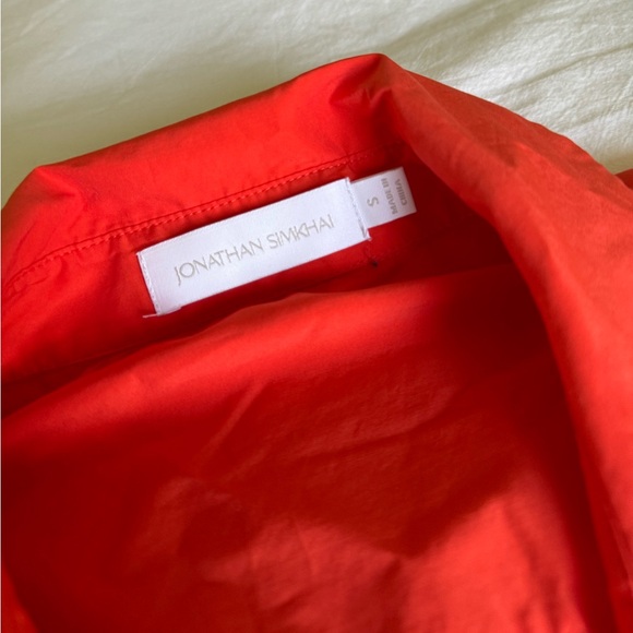 Jonathan Simkhai aulora cotton poplin dress - Picture 6 of 8